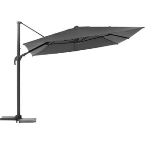 Parasol carré déporté MELHIA - 3x3m, Anthracite, Hespéride - Publicité Parasol carré déporté MELHIA - 3x3m, Anthracite, Hespéride - Publicité