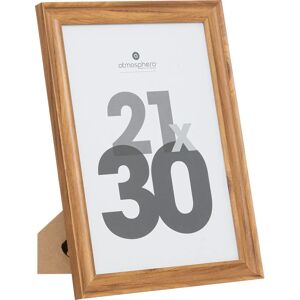 Cadre photo en bois marron Mae Atmosphera - 21x30cm - Publicité Cadre photo en bois marron Mae Atmosphera - 21x30cm - Publicité