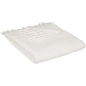 Atmosphera 196290A Texturierter Mohair-Optik Plaid - Decke Atmosphera 196290A Texturierter Mohair-Optik Plaid - Decke