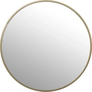 Atmosphera Gold Round Mirror - 38cm Modern Wall Decor Atmosphera Gold Round Mirror - 38cm Modern Wall Decor