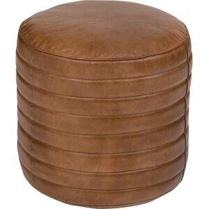 Pouf Rond en Cuir Gaj - Décor Rétro Vintage Atmosphera - Publicité Pouf Rond en Cuir Gaj - Décor Rétro Vintage Atmosphera - Publicité