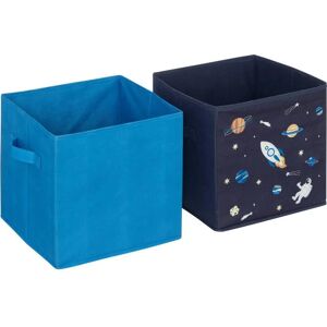 Atmosphera Blue Toy Storage Box Set - Storage Bins Atmosphera Blue Toy Storage Box Set - Storage Bins