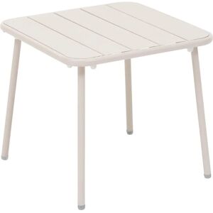 Mesa de jardín cuadrada Phuket de acero - Diseño minimalista Mesa de jardín cuadrada Phuket de acero - Diseño minimalista