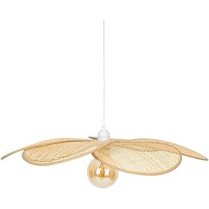 Lámpara colgante Beige Rym Atmosphera - Diseño de flor en bambú natural Lámpara colgante Beige Rym Atmosphera - Diseño de flor en bambú natural