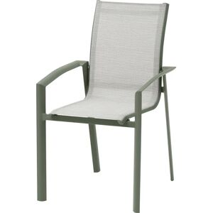 Fauteuil de jardin empilable AXANT vert olive - Mobilier d'extérieur - Publicité Fauteuil de jardin empilable AXANT vert olive - Mobilier d'extérieur - Publicité