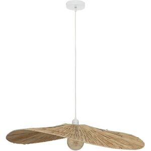 Suspension Naturelle Atmosphera - Raphia Beige D78cm - Publicité Suspension Naturelle Atmosphera - Raphia Beige D78cm - Publicité