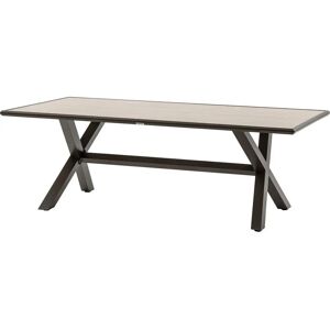 Table de jardin AXIOME Marron Vanille 8 places - Aluminium époxy traité - Publicité Table de jardin AXIOME Marron Vanille 8 places - Aluminium époxy traité - Publicité