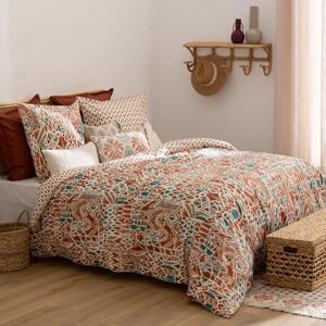 Conjunto de Ropa de Cama Ikat Multicolor Atmosphera - 240x220cm Conjunto de Ropa de Cama Ikat Multicolor Atmosphera - 240x220cm
