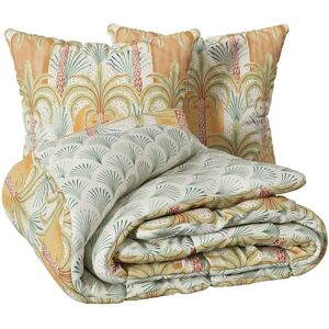 Atmosphera Tatia - Juego de cama de percal de algodón - 240x220cm Atmosphera Tatia - Juego de cama de percal de algodón - 240x220cm