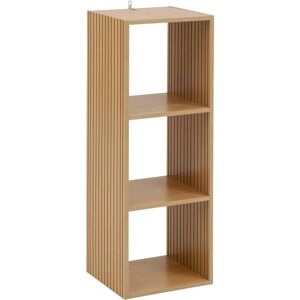 Five Simply Smart Tasso Shelf - Natural Wood Effect - 3 Compartments Five Simply Smart Tasso Shelf - Natural Wood Effect - 3 Compartments