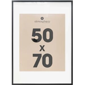 Cadre photo Manu Atmosphera - 50x70 cm - Noir/Blanc - Décor en bois élégant - Publicité Cadre photo Manu Atmosphera - 50x70 cm - Noir/Blanc - Décor en bois élégant - Publicité