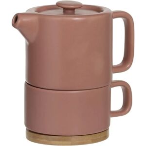 3-in-1 Theepot + Kopje + Onderzetter - Terracotta 3-in-1 Theepot + Kopje + Onderzetter - Terracotta