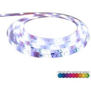 Ruban LED RGB multicolore Atmosphera - 300 cm - Télécommande - Publicité Ruban LED RGB multicolore Atmosphera - 300 cm - Télécommande - Publicité