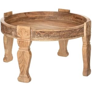 Table basse Gypsy Atmosphera - Bois de manguier - Diamètre 74cm - Publicité Table basse Gypsy Atmosphera - Bois de manguier - Diamètre 74cm - Publicité