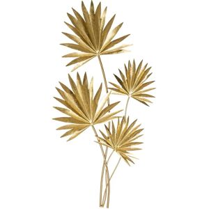 Atmosphera - Arte de Pared en Metal con Hojas Doradas - Decoración Moderna Atmosphera - Arte de Pared en Metal con Hojas Doradas - Decoración Moderna