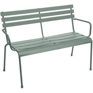 Hespéride - Banc de Jardin Greensboro Vert Olive - Acier, Style Vintage - Publicité Hespéride - Banc de Jardin Greensboro Vert Olive - Acier, Style Vintage - Publicité