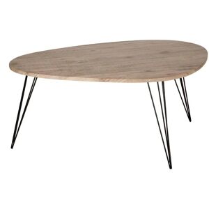 Mesa de café Neile de Atmosphera - Madera y metal rústico Mesa de café Neile de Atmosphera - Madera y metal rústico