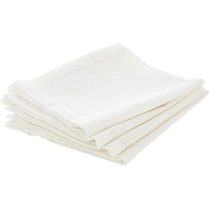 Atmosphera 146341Z Serviette en coton blanc - Décoration de table élégante - Publicité Atmosphera 146341Z Serviette en coton blanc - Décoration de table élégante - Publicité
