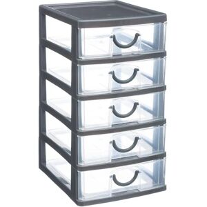 Five Simply Smart Grå Plastopbevarings Tårn - Opbevarings Tårn Five Simply Smart Grå Plastopbevarings Tårn - Opbevarings Tårn