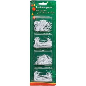 Feeric lights & christmas Ganci per palline di Natale x 300 - Bianco - Decorazioni Natalizie Feeric lights & christmas Ganci per palline di Natale x 300 - Bianco - Decorazioni Natalizie