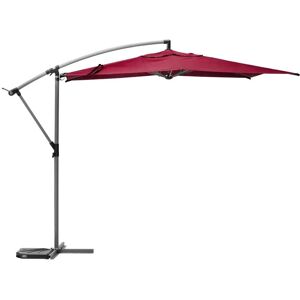 Parasol extérieur Hespéride Bordeaux 3m - Rond en aluminium - Publicité Parasol extérieur Hespéride Bordeaux 3m - Rond en aluminium - Publicité