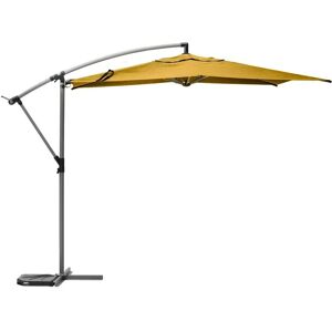 Parasol Hesperide Manoa 3m Jaune Moutarde Gris - Résistant UV, Rotation 360° - Publicité Parasol Hesperide Manoa 3m Jaune Moutarde Gris - Résistant UV, Rotation 360° - Publicité