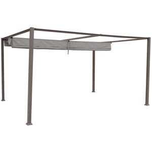 Tonnelle de jardin Hespéride Palmeira Noisette - Rectangulaire, Protection UV - Publicité Tonnelle de jardin Hespéride Palmeira Noisette - Rectangulaire, Protection UV - Publicité