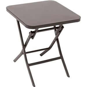 Hesperide - Tavolino da giardino quadrato Greensboro Tonka 40x40cm - Acciaio Hesperide - Tavolino da giardino quadrato Greensboro Tonka 40x40cm - Acciaio