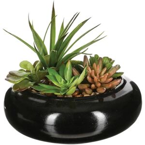 Plante Artificielle Atmosphera - Noir, 20x20x17 cm - Décor Intérieur/Extérieur - Publicité Plante Artificielle Atmosphera - Noir, 20x20x17 cm - Décor Intérieur/Extérieur - Publicité