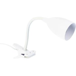 Lampe à pince blanche Sily Atmosphera réglable - Lumière pour bureau ou étagère - Publicité Lampe à pince blanche Sily Atmosphera réglable - Lumière pour bureau ou étagère - Publicité