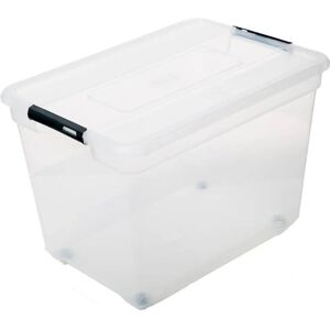 FIVE - Transparent Plastic Storage Box 80L - Storage Solution FIVE - Transparent Plastic Storage Box 80L - Storage Solution