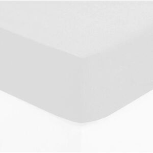 Atmosphera Weiße Baumwoll-Spannbetttuch - 160x200 cm - Spannbettlaken Atmosphera Weiße Baumwoll-Spannbetttuch - 160x200 cm - Spannbettlaken