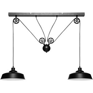 Lámpara Colgante Negra Ezio de Atmosphera - Estilo Industrial Moderno Lámpara Colgante Negra Ezio de Atmosphera - Estilo Industrial Moderno