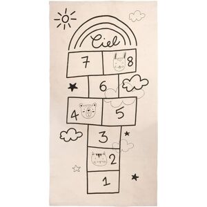 Tapis enfant Atmosphera - Grande marelle - Ecru/noir - Publicité Tapis enfant Atmosphera - Grande marelle - Ecru/noir - Publicité