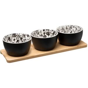 SG SECRET DE GOURMET Floral White Snack Set - 4 pcs SG SECRET DE GOURMET Floral White Snack Set - 4 pcs
