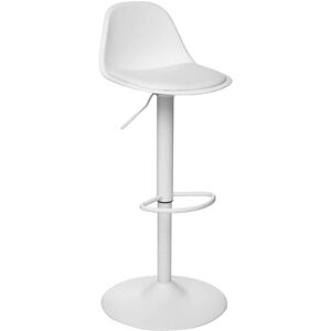 Atmosphera Aiko Silla de bar ajustable blanca Estilo Escandinavo Confort Atmosphera Aiko Silla de bar ajustable blanca Estilo Escandinavo Confort