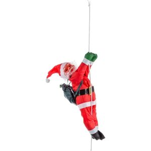 Feeric Lights & Christmas - Scalatore Babbo Natale - Corda morbida 60 cm - Decorazione Feeric Lights & Christmas - Scalatore Babbo Natale - Corda morbida 60 cm - Decorazione