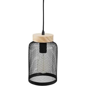 Atmosphera Zely Hanglamp - Metaal en hout - 15cm Atmosphera Zely Hanglamp - Metaal en hout - 15cm