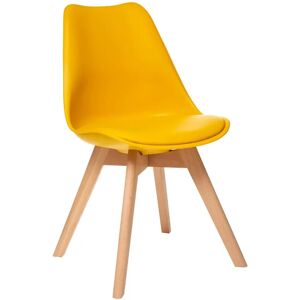 Sedia Gialla Baya Atmosphera - Stile Scandinavo Moderno Sedia Gialla Baya Atmosphera - Stile Scandinavo Moderno