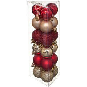 Feeric Lights & Christmas - 18 Palline di Natale Rosso e Oro Feeric Lights & Christmas - 18 Palline di Natale Rosso e Oro