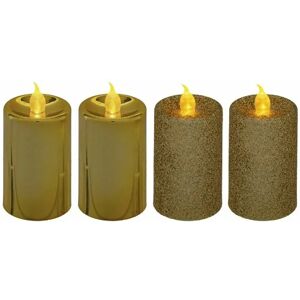 FEERIC LIGHTS - Candela led votiva oro x4 - Bougies LED votives - Publicité FEERIC LIGHTS - Candela led votiva oro x4 - Bougies LED votives - Publicité