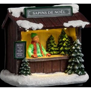 FEERIC LIGHTS & CHRISTMAS - Fir - 14.5x14x11 cm - Decorazione villaggio natalizio FEERIC LIGHTS & CHRISTMAS - Fir - 14.5x14x11 cm - Decorazione villaggio natalizio