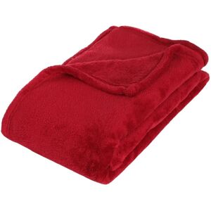 Atmosphera 103871G Couverture Microfibre Rouge - Décoration Maison - Publicité Atmosphera 103871G Couverture Microfibre Rouge - Décoration Maison - Publicité