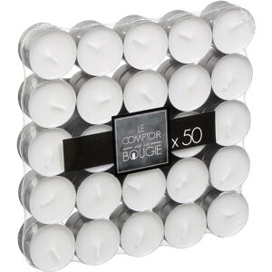 Atmosphera Vaxljus - 50 st - 4 timmars brinntid - Vit Atmosphera Vaxljus - 50 st - 4 timmars brinntid - Vit