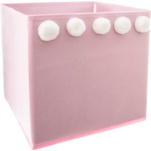 Atmosphera Pink Pastel Storage Box - 29x29x29cm - Child-Friendly Atmosphera Pink Pastel Storage Box - 29x29x29cm - Child-Friendly