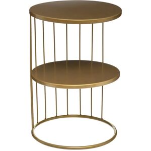 Tavolino Atmosphera Kobu Dorato in Metallo - Stile Retrò Tavolino Atmosphera Kobu Dorato in Metallo - Stile Retrò