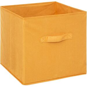 5FIVE Samt- Aufbewahrungskorb - 31x31cm - Gelb 5FIVE Samt- Aufbewahrungskorb - 31x31cm - Gelb
