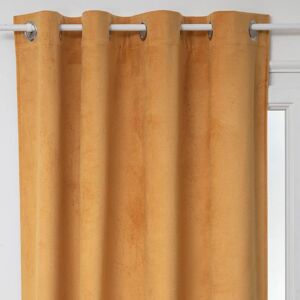 Atmosphera - Rideau velours Otto Moutarde - 140x260 cm - Rideau - Publicité Atmosphera - Rideau velours Otto Moutarde - 140x260 cm - Rideau - Publicité