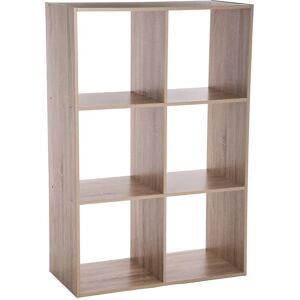 Estantería Beau by Bo Atmosphera 6- VAKS - Madera Natural - 67.6x32x100.5cm - Almacenamiento - Librero Estantería Beau by Bo Atmosphera 6- VAKS - Madera Natural - 67.6x32x100.5cm - Almacenamiento - Librero