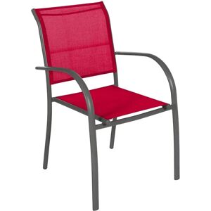 Fauteuil de jardin PIAZZA Hespéride - Moderne, Empilable, Aluminium - Publicité Fauteuil de jardin PIAZZA Hespéride - Moderne, Empilable, Aluminium - Publicité